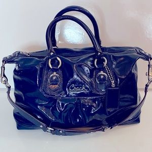 Blue Coach purse